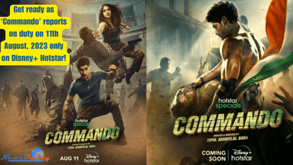 Commando Releasing on 11 August only on Hotstar