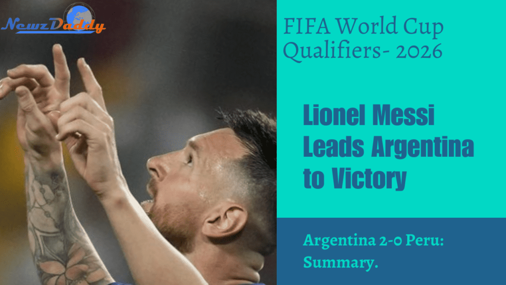 World Cup Qualifiers- Arg - Peru