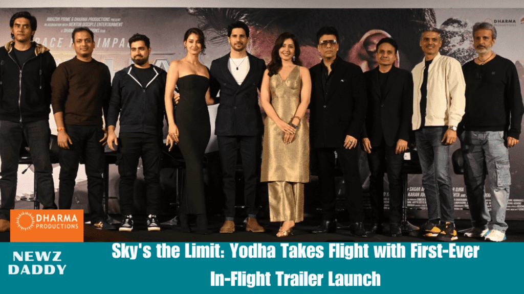 Sky's the Limit Yodha Takes Flight with First-Ever In-Flight Trailer Launch