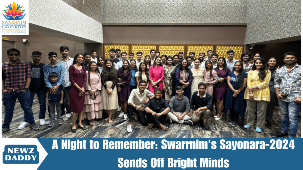 A Night to Remember: Swarrnim's Sayonara-2024 Sends Off Bright Minds