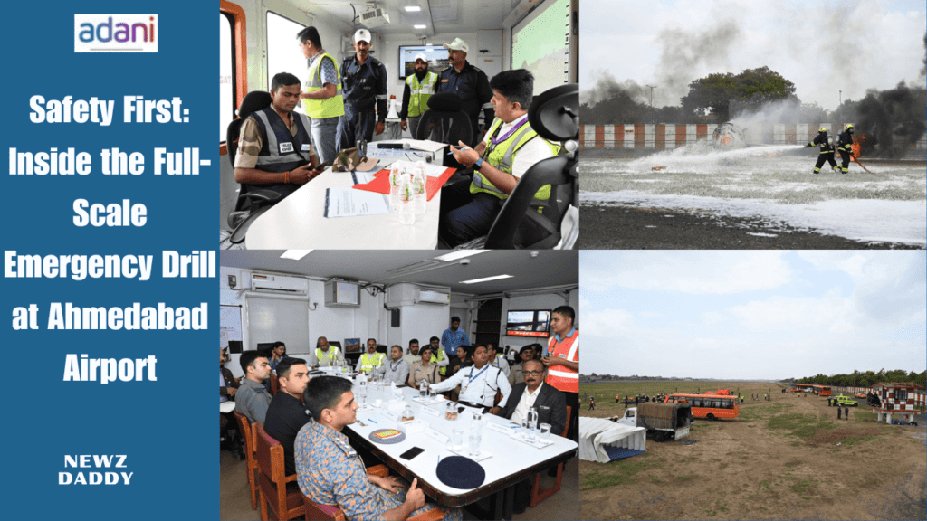 Safety First: Inside the Full-Scale Emergency Drill at Ahmedabad Airport