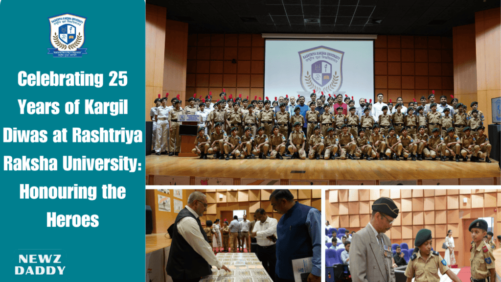 Celebrating 25 Years of Kargil Diwas at Rashtriya Raksha University Honouring the Heroes.