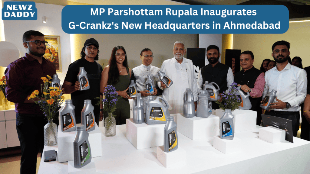 MP Parshottam Rupala Inaugurates G-Crankz's New Headquarters in Ahmedabad