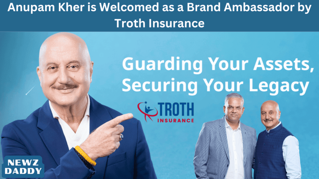 Mr Ashish Soni MD Troth Insurance With Actor Anupam Kher