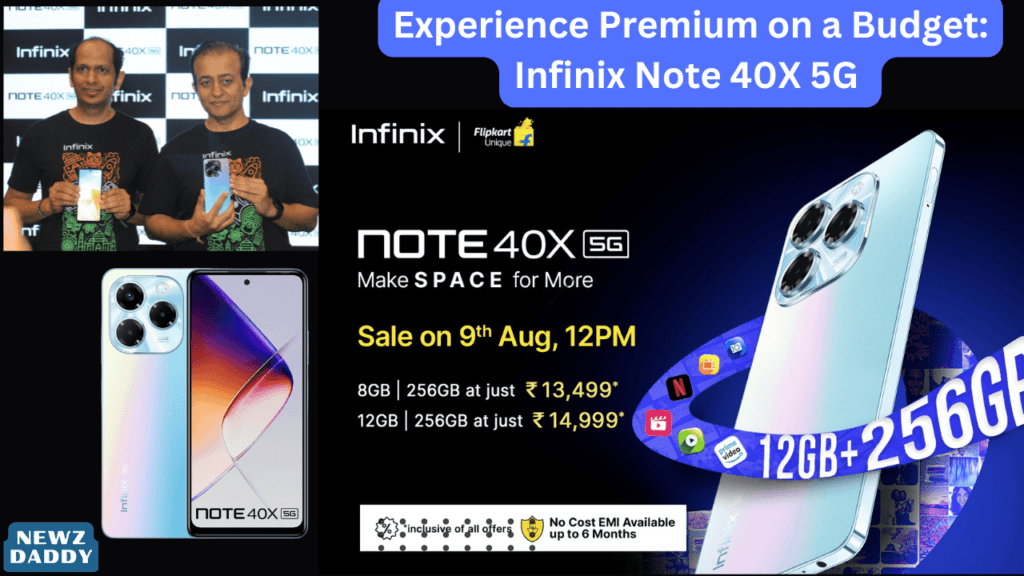 Experience Premium on a Budget Infinix Note 40X 5G with 12GB+256GB