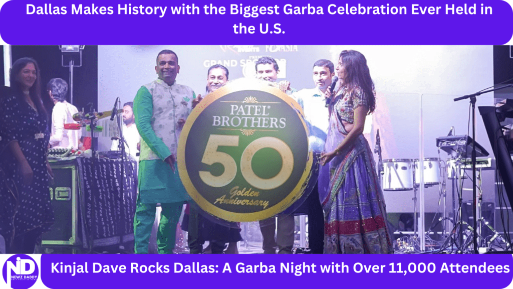 Kinjal Dave Rocks Dallas: A Garba Night with Over 11,000 Attendees