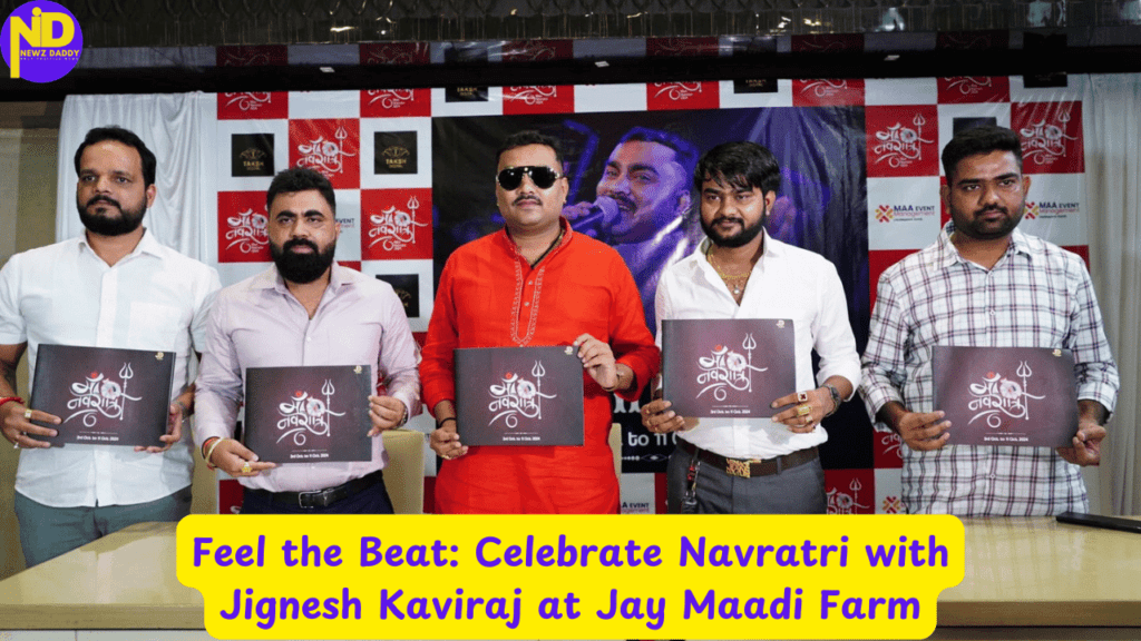 Feel the Beat: Celebrate Navratri with Jignesh Kaviraj at Jay Maadi Farm