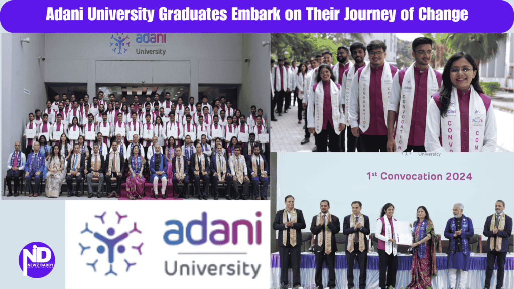 Adani University Graduates Embark on Their Journey of Change