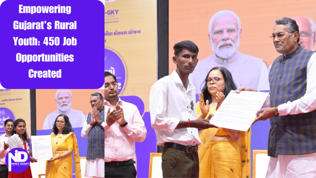 Empowering Gujarat’s Rural Youth: 450 Job Opportunities Created