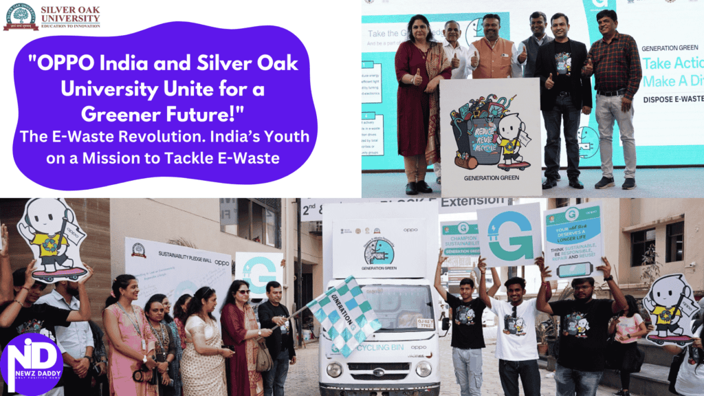 OPPO India and Silver Oak University Unite for a Greener Future!