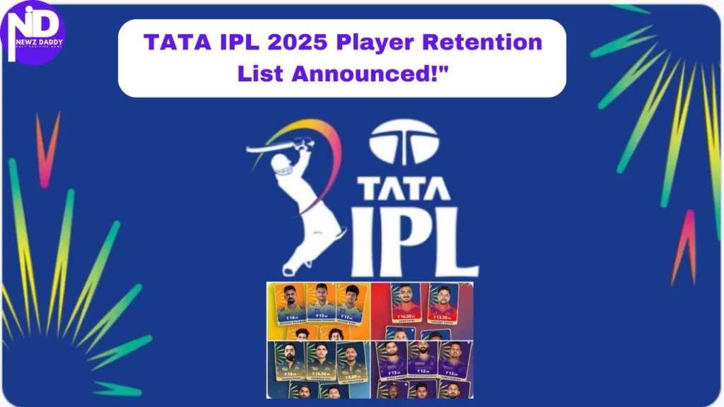 TATA IPL 2025 Player Retention List Announced