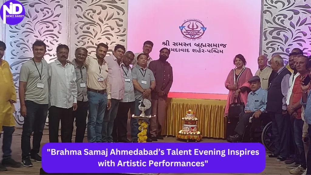 Brahma Samaj Ahmedabad’s Talent Evening Inspires with Artistic Performances