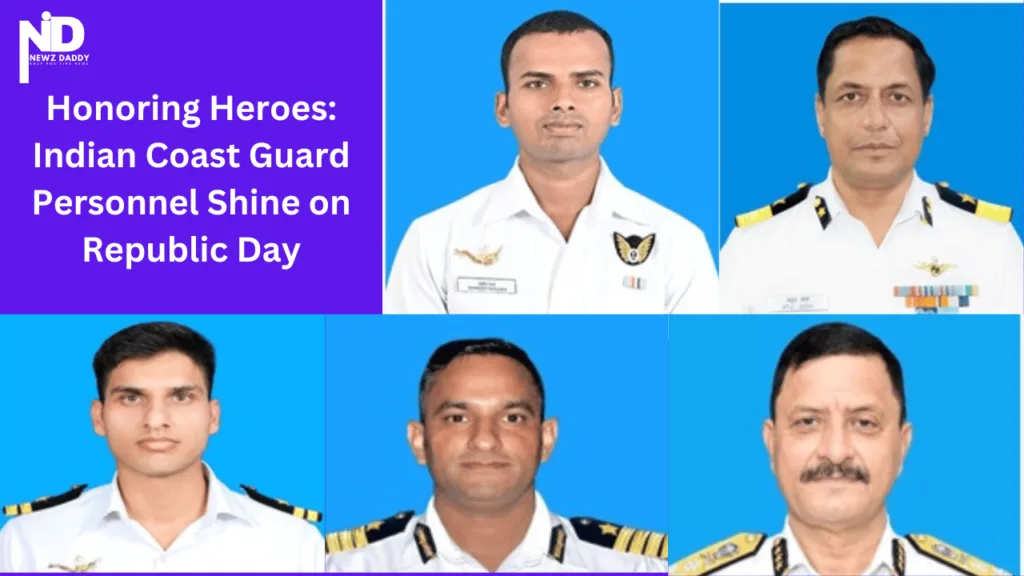 Honoring Heroes: Indian Coast Guard Personnel Shine on Republic Day