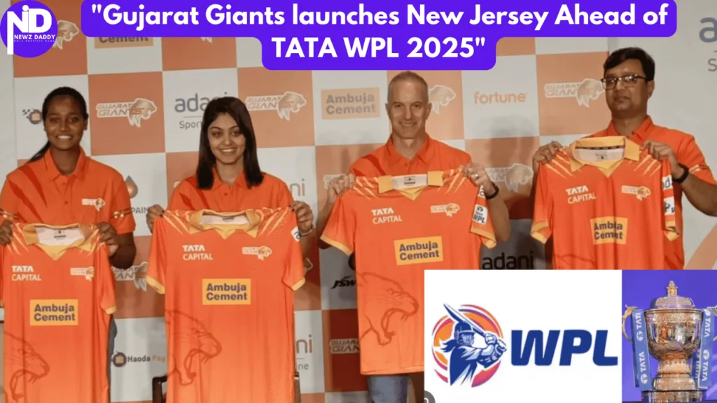 Gujarat Giants Launches New Jersey Ahead of TATA WPL 2025