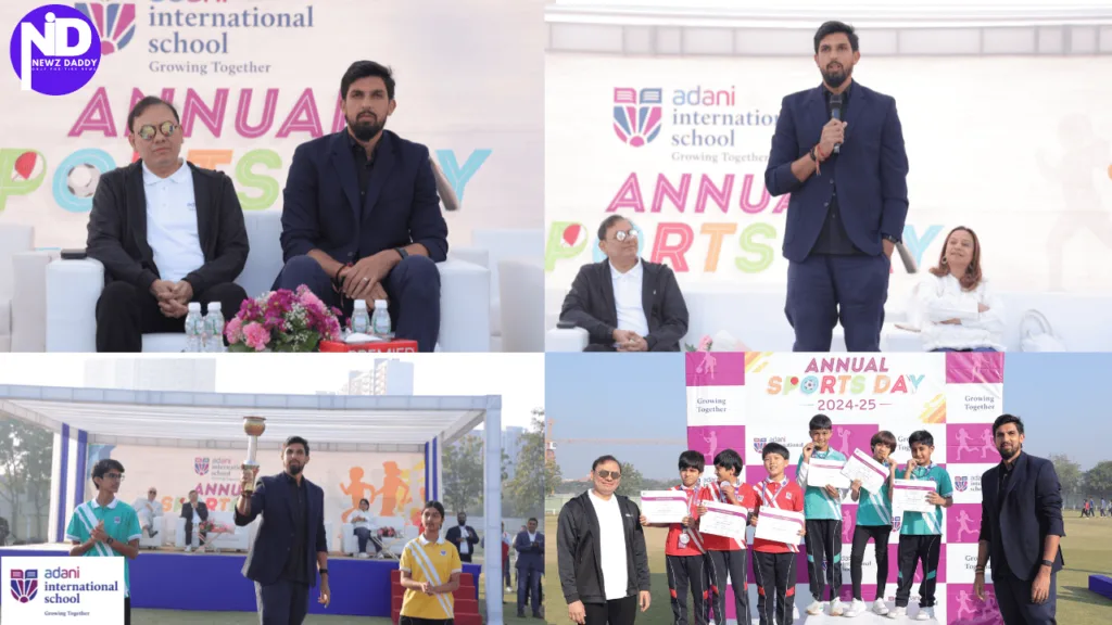 Ishant Sharma Relives His Childhood at Adani International School’s Sports Fest