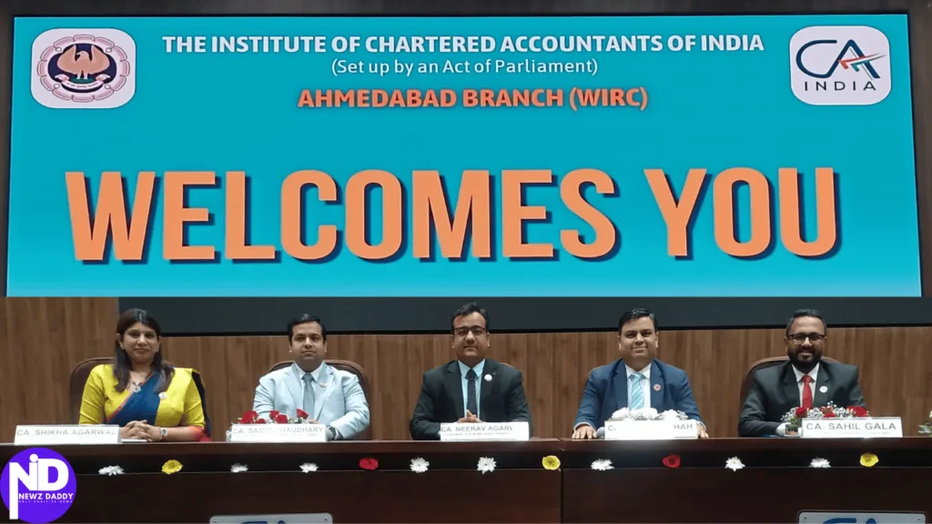 Ahmedabad Welcomes New ICAI Leadership: Meet CA Neerav Agarwal and His Team